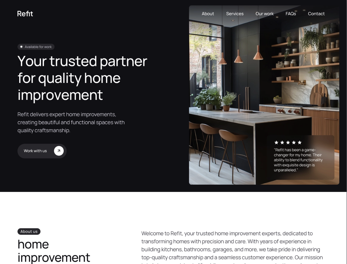 Modern Website